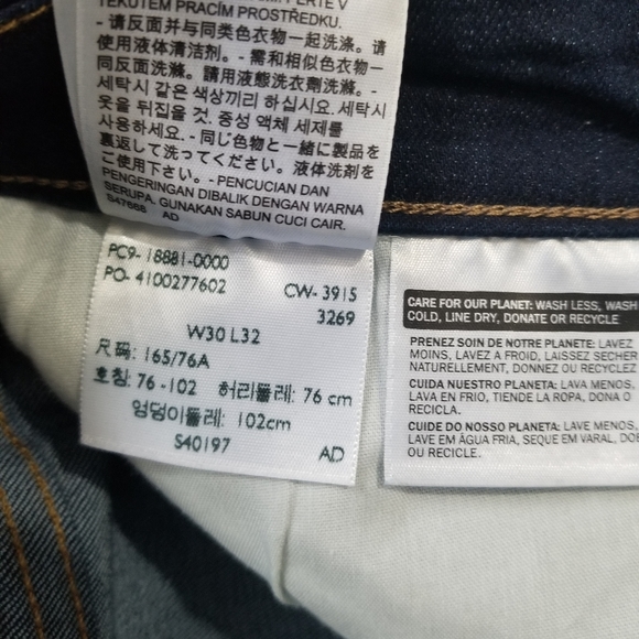 Levi's 711 Dark Wash Skinny Jeans Size 30 - Picture 10 of 12